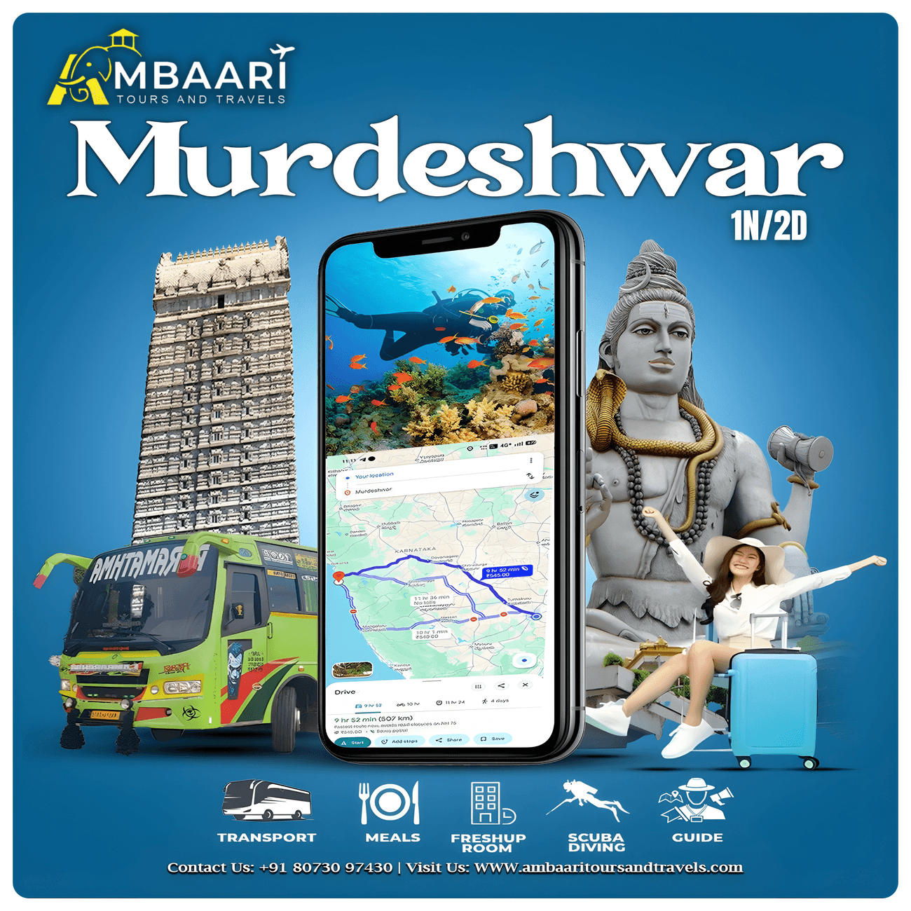 MURDESHWARA SCUBA PACKAGE